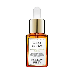 Sunday Riley Glow Vitamin C & Turmeric Face Oil, Skin Brightening Seru