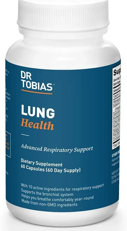 Dr. Tobias Lung Health, Lung Support Supplement, Lung Cleanse & Detox