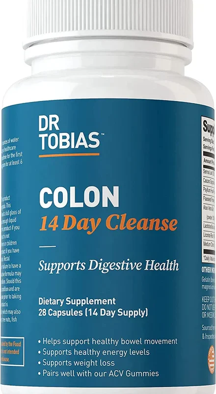 Dr. Tobias Colon 14 Day Cleanse, Supports Healthy Bowel Movements, Col