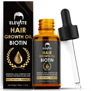 Hair Growth Oil - Biotin Hair Growth Serum & Castor Oil Natural