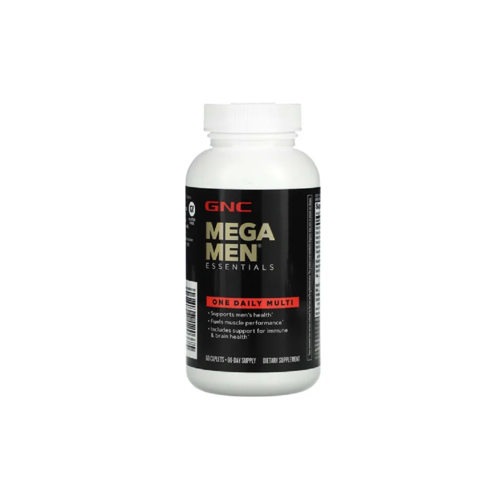GNC Mega Men Essentials One Daily Multivitamin, 60 Caplets