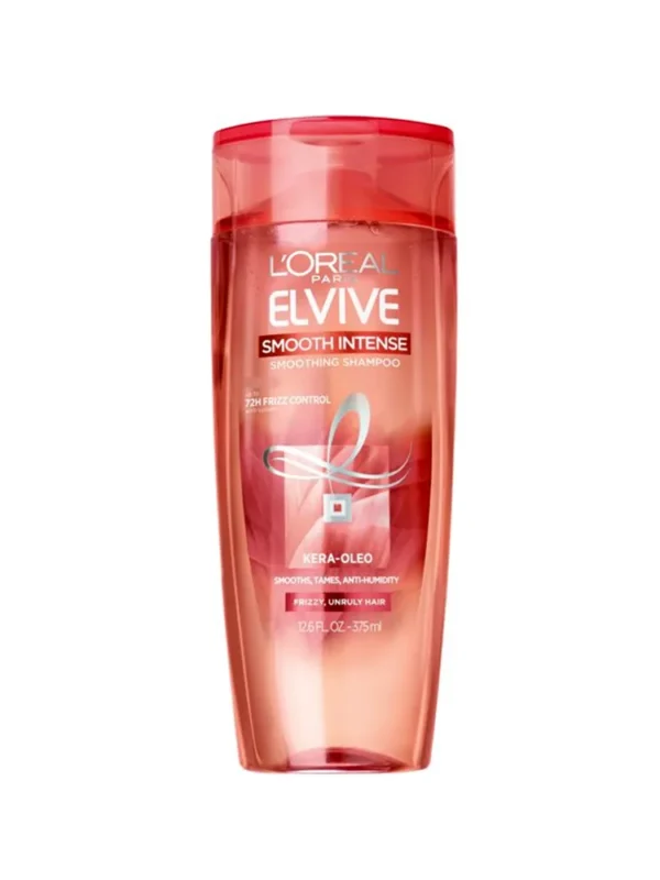 LOreal Elvive Smooth Intense Smoothing Shampoo For Frizzy Unruly Hair 12.6 Fl Oz
