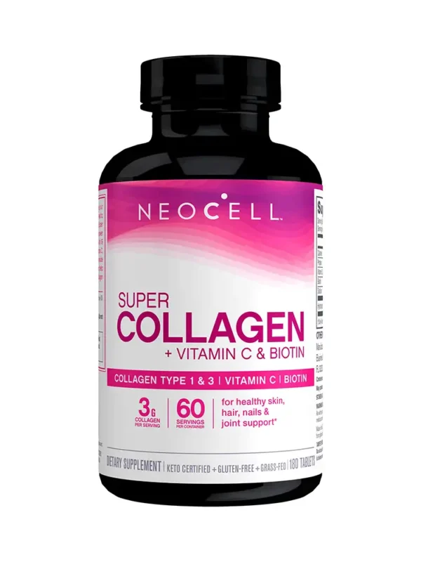 Neocell Super Collagen + Vitamin C, Collagen Type 1 & 3, 180 Tablets Price In Pakistan