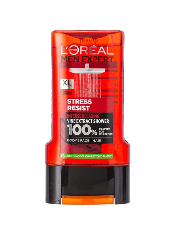 Loreal Men Expert Stress Resist Intense Relaxing Vine Extract Shower 100% 300Ml