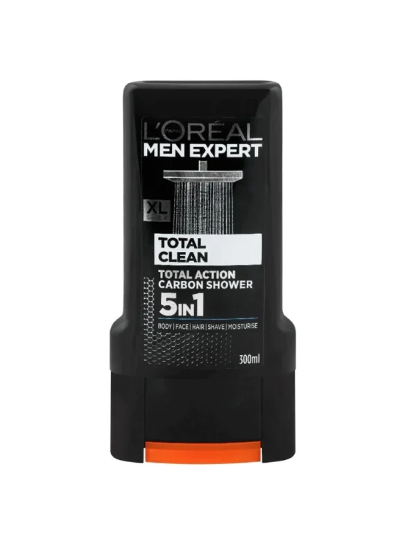 Loreal Men Expert Total Clean Total Action Carbon Shower 5 in 1 300Ml