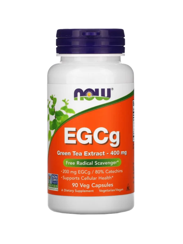 NOW Foods EGCg Green Tea Extract 400 mg 90 Veg Capsules