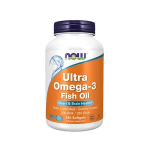 NOW Foods Ultra Omega-3, 500 EPA / 250 DHA 180 Softgels