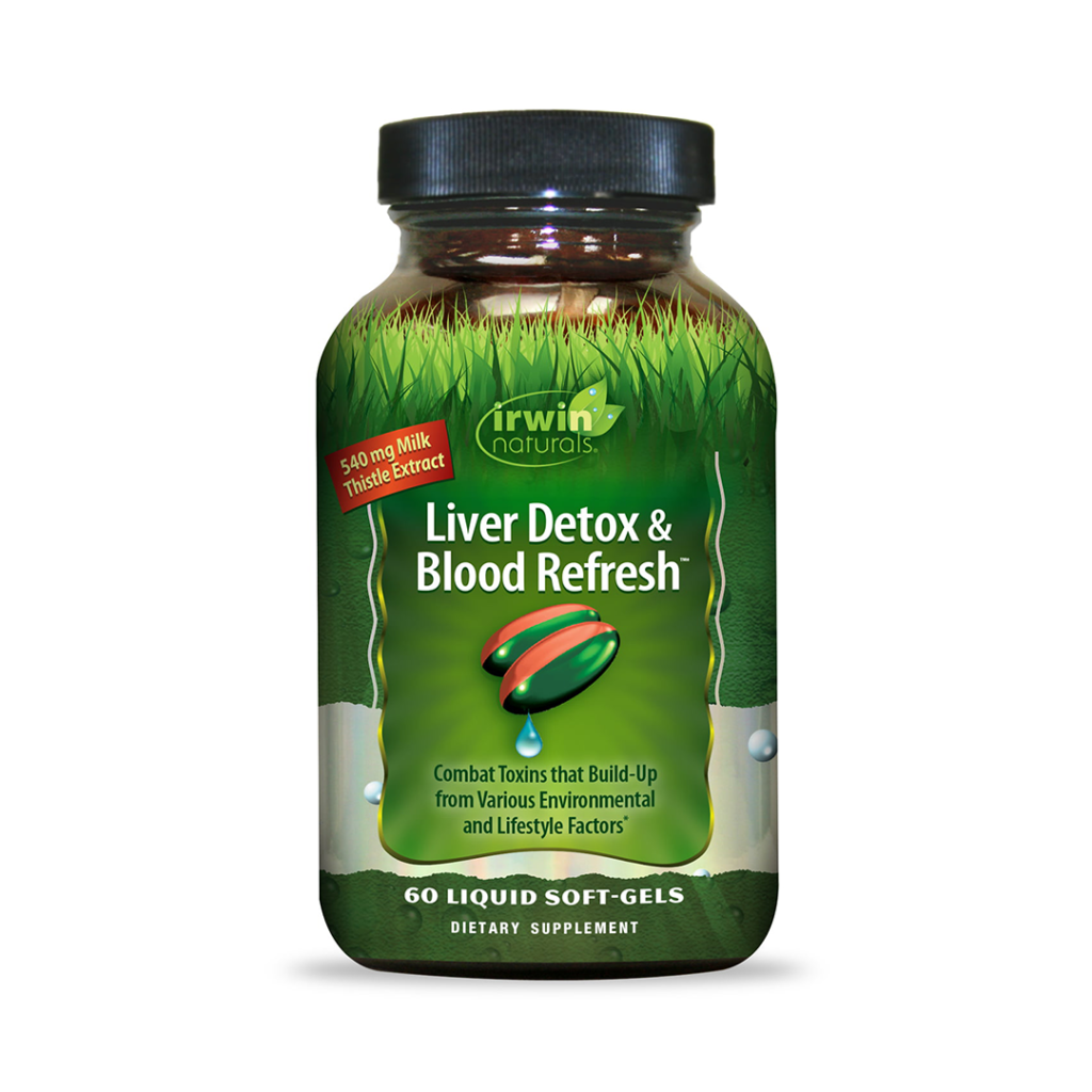 Irwin Naturals Liver Detox & Blood Refresh 60 Liquid Softgels