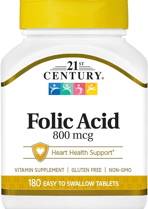 21st Century 800 mcg Folic Acid