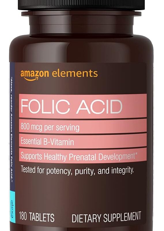 Amazon Elements Folic Acid 800 mcg