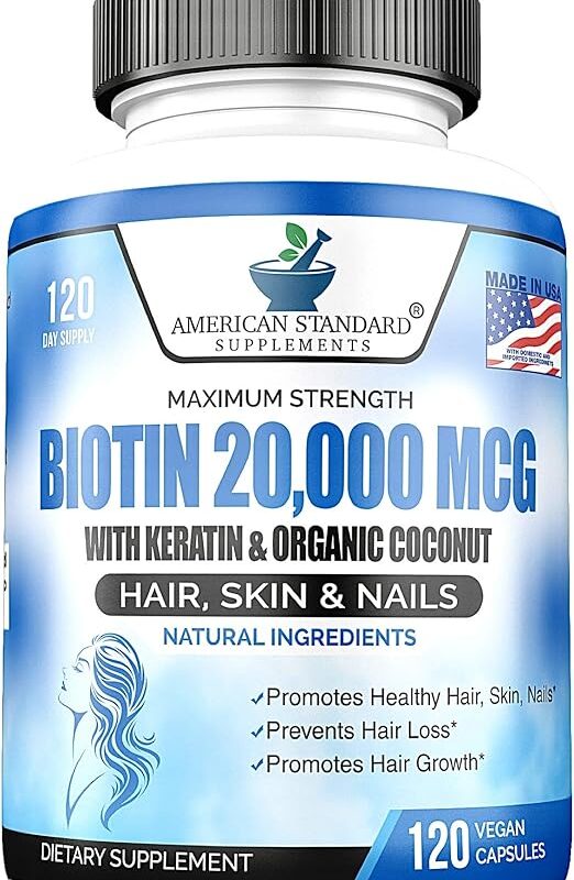 Biotin 20,000mcg supplement in Pakistan.