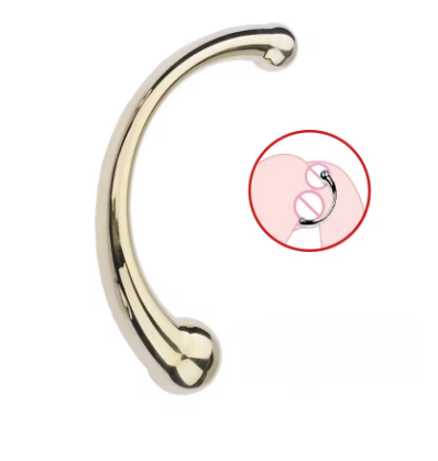 Gold Metal Double Ended Anal Wand Prostate in pakistan