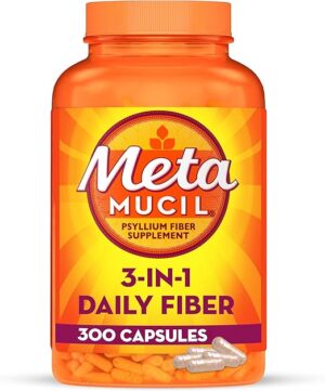 Metamucil 3-in-1 Fiber Capsules Supplement In Pakistan.