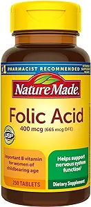 Nature Made Folic Acid 400 mcg