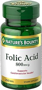 Nature's Bounty Folic Acid Supplement