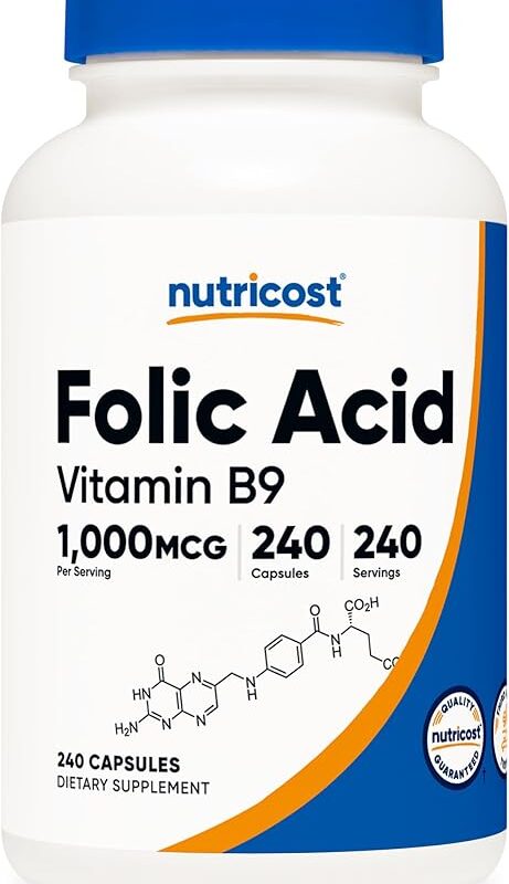 Nutricost Folic Acid (Vitamin B9)