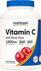 Nutricost Vitamin C with Rose Hips