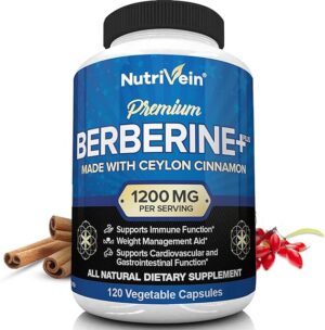Nutrivein Premium Berberine HCL 1200mg