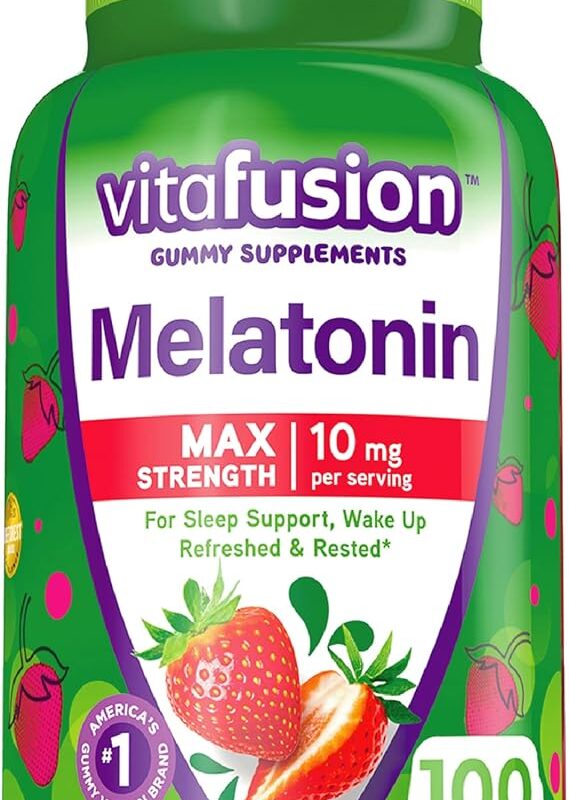 Vitafusion Max Strength Melatonin Gummy Supplements