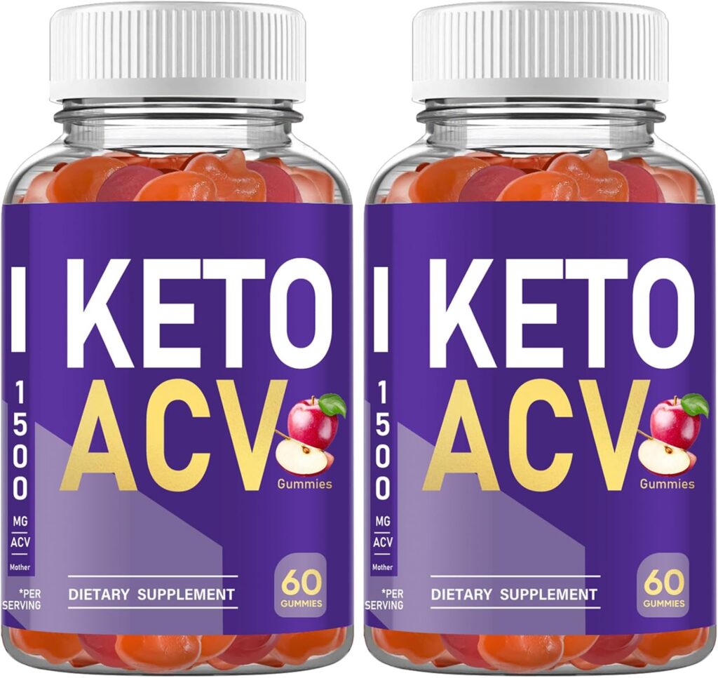 (2 Pack 3000MG) Advanced Keto ACV Gummies Supplements