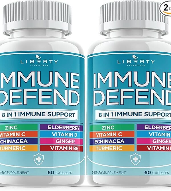 8 in 1 Immune Defense Support, Immunity Vitamins Supplement