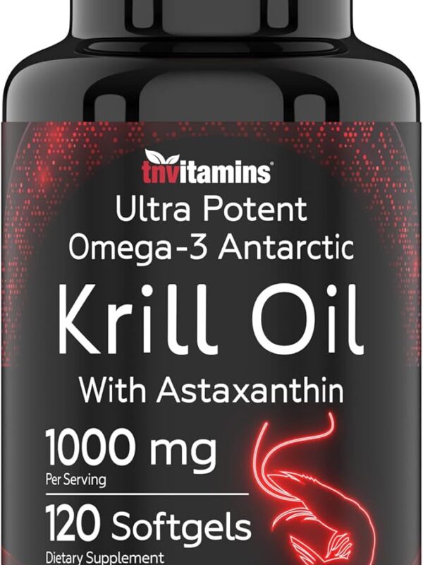 Antarctic Krill Oil 1000mg x 120 Softgels with Astaxanthin