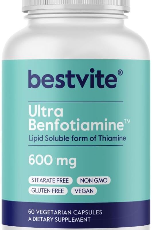 BESTVITE Ultra Benfotiamine 600mg per Capsule