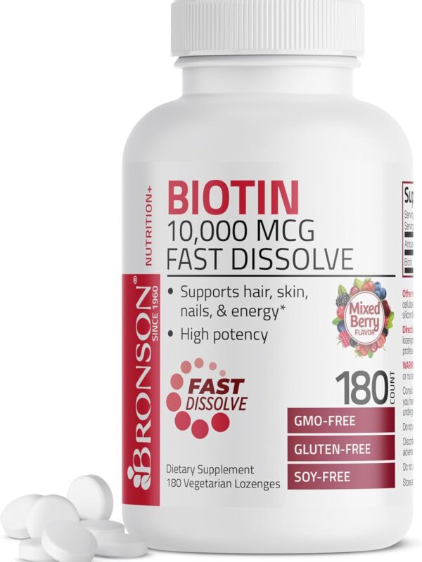 Biotin 10000 MCG High Potency Supports Hair Skin & Nails In Pakistan