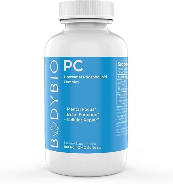 BodyBio Phospholipid Complex 100 Softgels