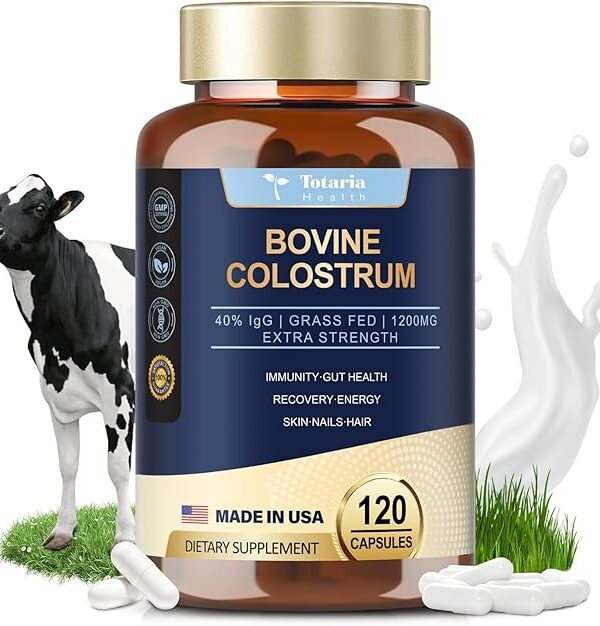 Bovine Colostrum Supplement Capsules