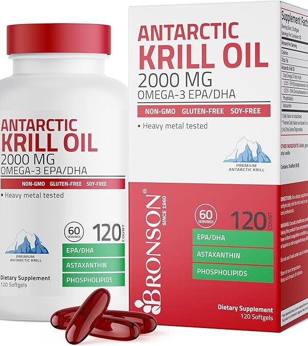 Bronson Antarctic Krill Oil 2000 mg
