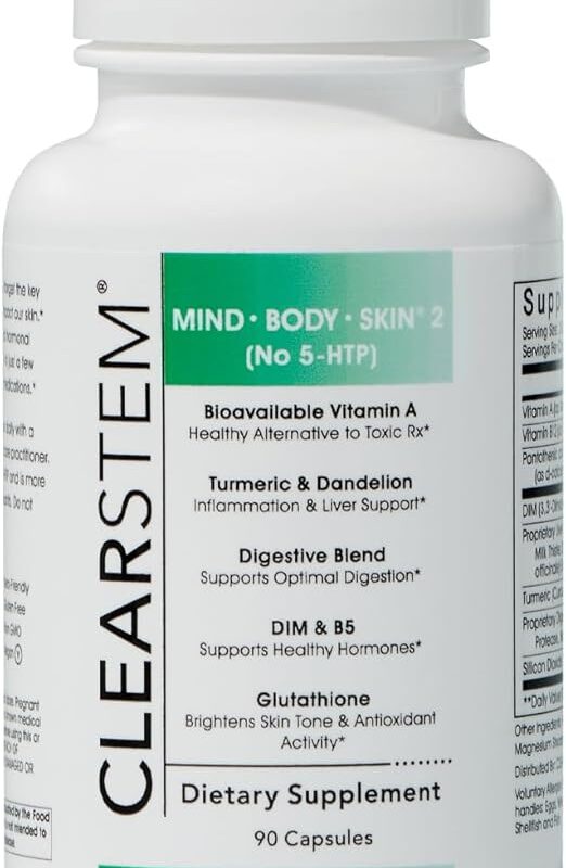 CLEARstem MINDBODYSKIN Hormonal Acne Supplement