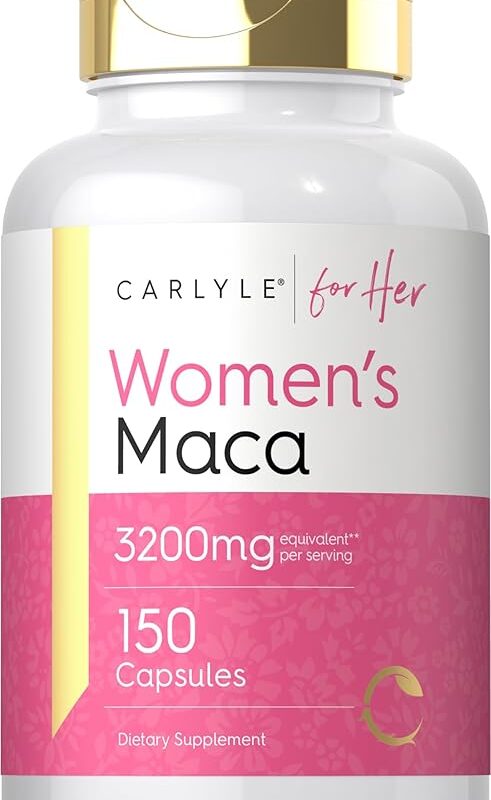 Carlyle Maca Root Capsules for Women 3200mg