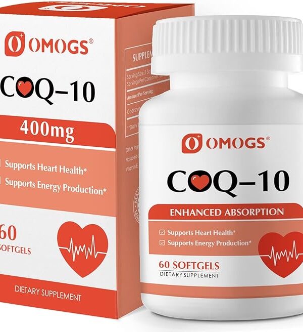 CoQ10 400mg Softgels, Coenzyme Q10