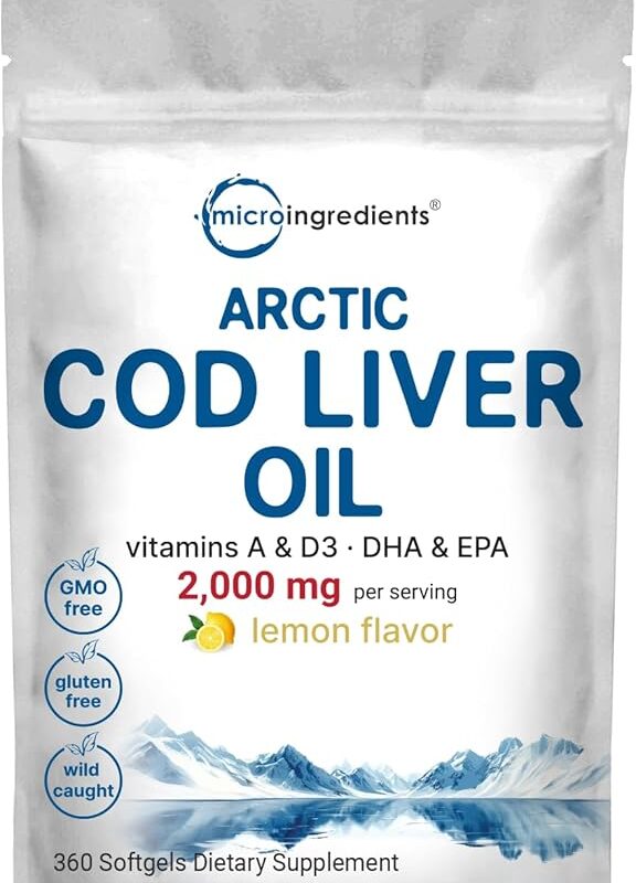 Cod Liver Oil 2,000mg Per Serving