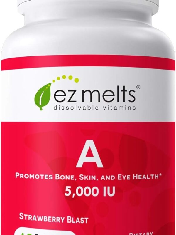 EZ Melts Dissolvable Vitamin A 5,000 IU