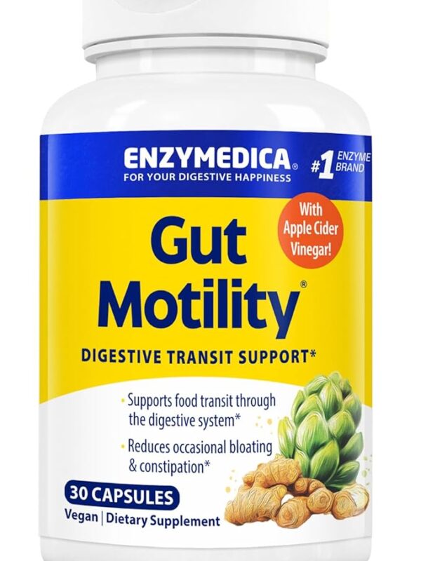 Enzymedica, Gut Motility, Promotes Regular
