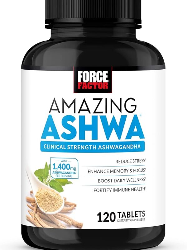 FORCE FACTOR Amazing Ashwa for Stress Relief.