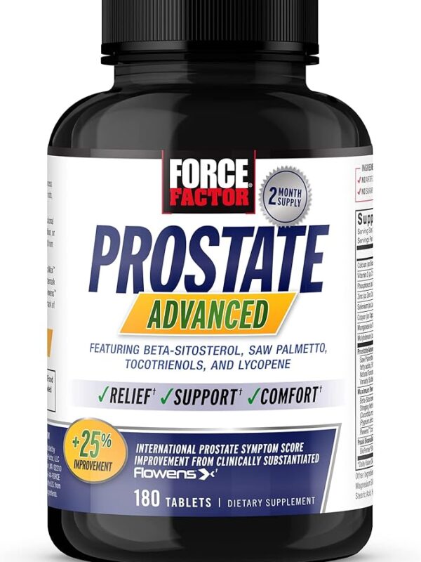 FORCE FACTOR Prostate Advanced, Health Supplement