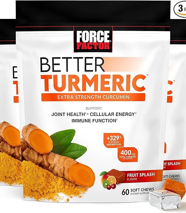 Force Factor Better Turmeric Joint Support Supplement