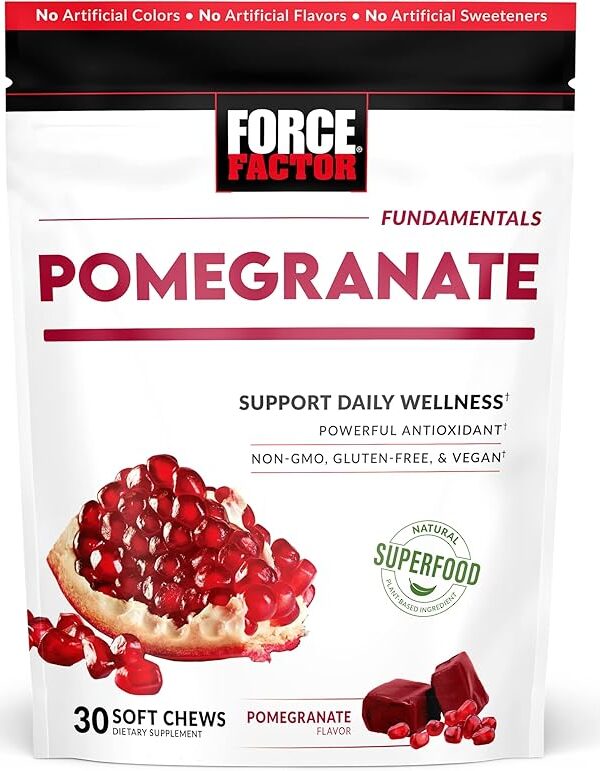 Force Factor Pomegranate Soft Chews for Health