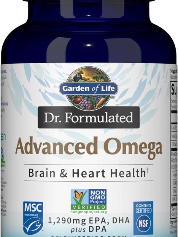 Garden of Life Dr. Formulated Advanced Omega Fish Oil