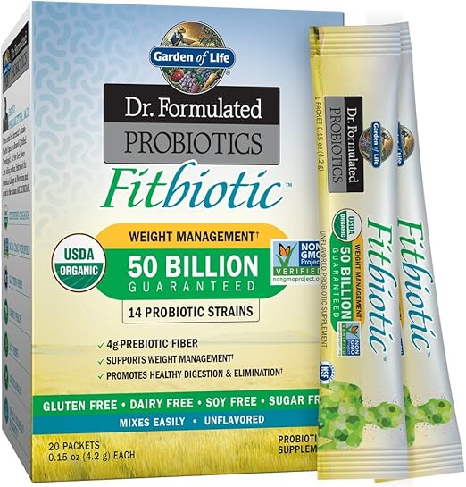 Garden of Life Dr. Formulated Probiotics Fitbiotic Supplement