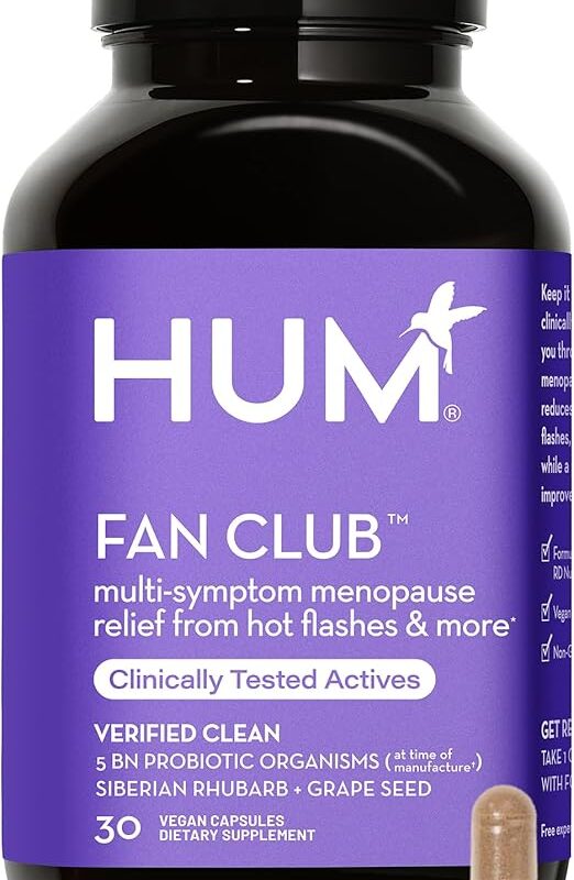 HUM Fan Club Menopause Probiotic Supplement 