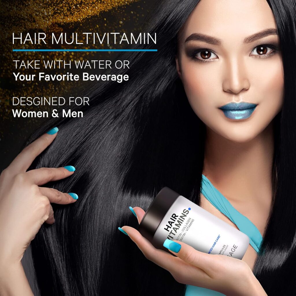 Hair Vitamins 10000 mcg Biotin Keratin Collagen Vitamin in Pakistan