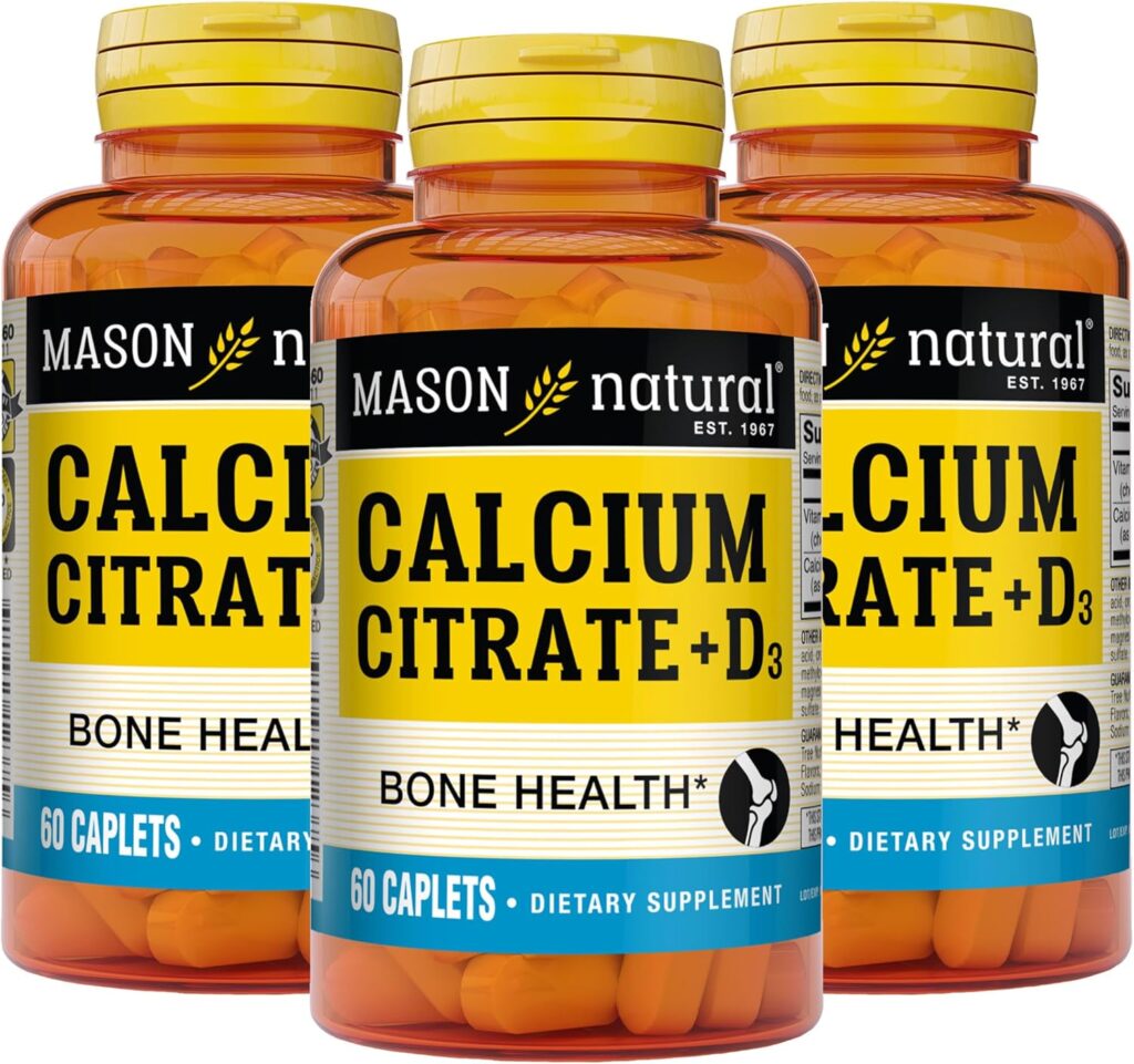 MASON NATURAL Calcium Citrate Plus Vitamin D3