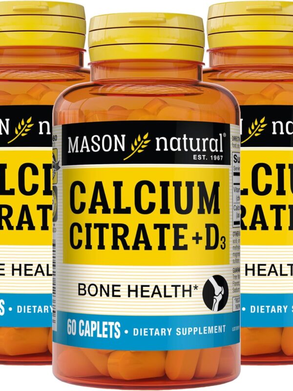MASON NATURAL Calcium Citrate Plus Vitamin D3