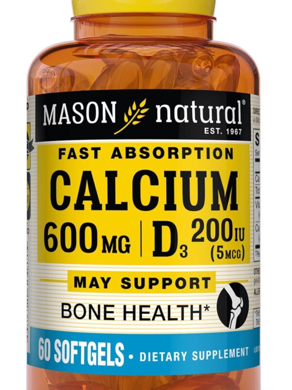 MASON NATURAL Fast Absorption Calcium with Vitamin D3