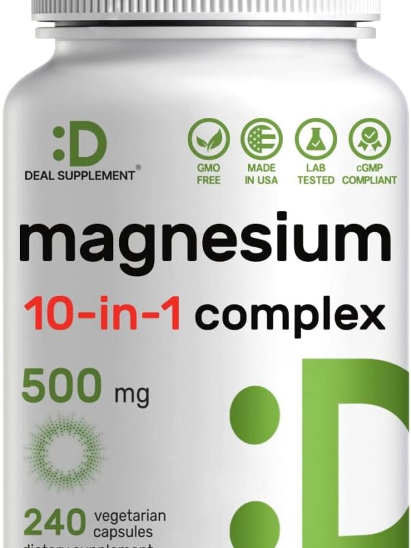 Magnesium Complex Supplement 10 in 1