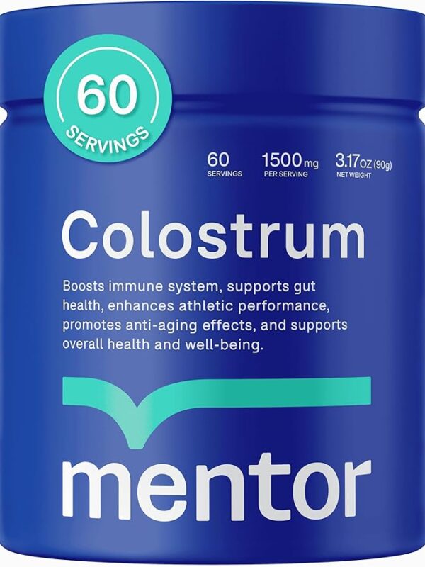 Mentor Colostrum Powder Supplement for Humans